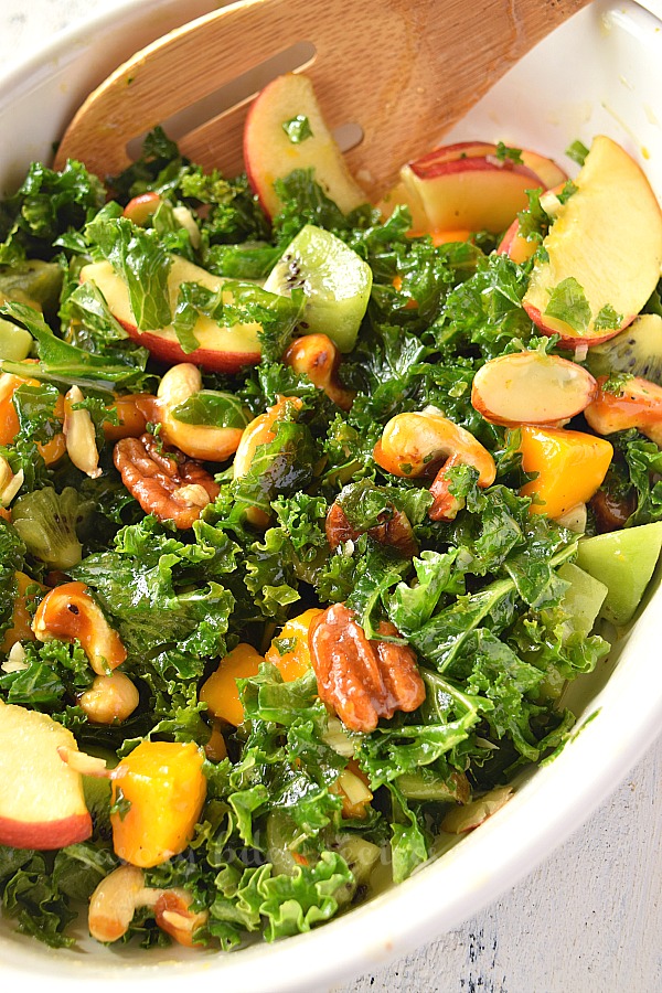 Savory bites recipes - the best kale salad