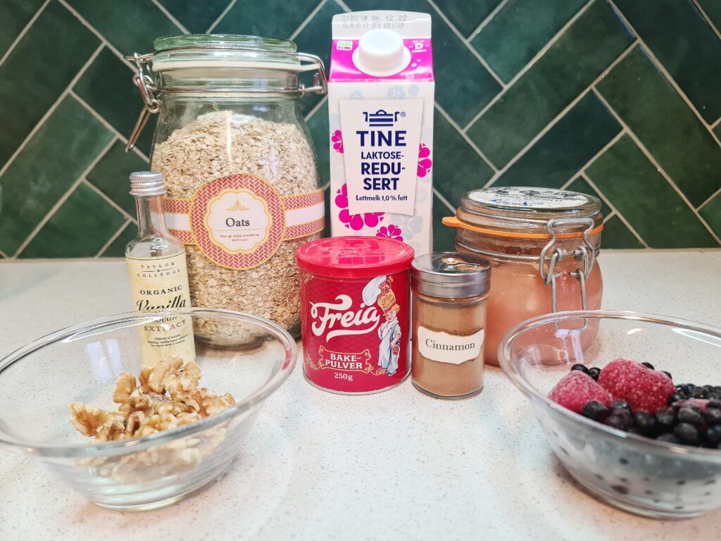 Healthy bked oatmeal